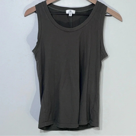 AG Adriano Goldschmied Olive Green Tank Top - Picture 1 of 5